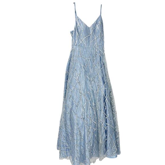 Say Yes To The Prom Juniors Glitter Tulle Embellished Ball Prom Gown 15/16 NWT - Picture 13 of 13